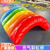 Accesorios Inflables de Aire Moldeado Túnel Arcoíris Puente Arcoíris Triángulo Estructura de Escalada Pirámide Cuerpo Juego Inteligente Padre-Hijo Entrenamiento