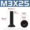 Tornillos hexagonales de cabeza avellanada negra de alta resistencia grado 10.9 con pernos hexagonales de cabeza plana chapados en negro M2-M12