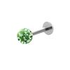 Pendiente de bola de diamante completo de acero inoxidable europeo y americano de 0,8 varillas, con forma de T, para oreja, hueso, uña, labio, 20 g, joyería de perforación en Amazon