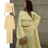 2025 Transfronterizo Nuevos Pantalones Largos Top Casual Moda Traje Largo para Mujer Cintura Alta Cárdigan Perezoso Verano Europeo y Americano
