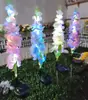 Novas Luzes de Chão de Flores Artificiais Alimentadas por Energia Solar Transfronteiriças, Luzes Decorativas para Gramado, Luzes LED à Prova d'Água para Pátio, Ponto Cênico de Girassol