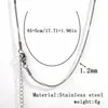Colar Transfronteiriço de Aço Inoxidável Banhado a Ouro 18K Real Corrente Osso de Cobra Corrente de Clavícula da Moda Corrente Lisa Versátil Colar Feminino de Aço Titânio