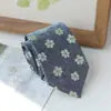 8CM Corbata Floral Hecha a Mano Patrón Retro Estilo Hong Kong Nicho de Gama Alta Accesorios para Traje Camisa Poliéster Corbata Larga Hombre