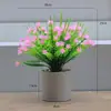 En Stock Gypsophila Artificial Bonsái de Plástico Decoración del Hogar Amazon Planta en Maceta de Escritorio Flor de Plástico Adorno Pequeño