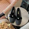 Primer Encuentro Zapatos de Piel Gris Estacional para Mujer Zapatos Individuales Invierno 2026 Nuevo Estilo Mary Janes Cálidos Forrados de Felpa Colección de Noche