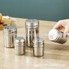 Frasco de Condimento para Barbacoa de Acero Inoxidable, Botella para Espolvorear, Caja de Condimento para Pimienta, Botella de Comino, Frasco de Sal de Condimento Comercial