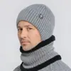 Gorro de Lana Tejido para Otoño e Invierno para Hombres, Gorro de Punto que Protege las Orejas para Papá de Mediana Edad y Mayor, Cálido y a Prueba de Frío, Gorro de Invierno con Forro de Felpa