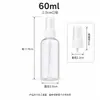 Botellas de Spray Transparentes en Stock, Botellas de Plástico PET, Botellas de Spray Hidratante, Botellas Portátiles Dispensadoras de Desinfectante de Alcohol, Botellas para Muestras de Belleza