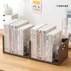 Estante de mesa para estudante, estante pequena para livros, estante simples para escritório, caixa de armazenamento, organizador de mesa para quartos de dormitório