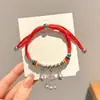 Pulsera de Hilo Rojo de Bebé de Dibujos Animados 2026 Nuevo Estilo Bendición Pequeño Zongzi Pulsera Estilo Chino Festival del Bote del Dragón Hilo de Cinco Colores Ajustable Venta al por Mayor