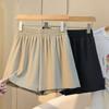 Pantalones cortos de verano para mujer, finos, holgados, adelgazantes, informales, de talla grande, con pierna ancha, falda tipo A a la moda