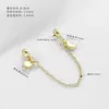 Pulseira Corrente Personalizada Estilo Fada Preenchida com Ouro 14K Cor Duradoura Pulseira DIY Feita à Mão Pingente Corrente de Segurança Pequenos Acessórios Pingentes