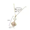 Collar para Mujer Estilo Coreano Circonita Geométrico Nicho Nuevo Diseño Temperamento Versátil Cadena para Clavícula de Acero de Titanio Joyería Que No Se Desvanece