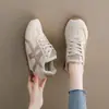 Nuevas Zapatillas Deportivas Estilo Coreano 'Dad Shoes' para Mujer Primavera 2026, Suela Gruesa para Aumentar Altura, Estilo Casual Callejero Q9006