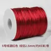 Lin 100.5m Cordón para Nudo Chino Pulsera de Hilo Rojo Tejido Materiales DIY Cuerda Dorada para la Mano Cordón para Tejido de Hilo Rojo