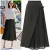 Vestido de verano talla grande nuevo para gorditas talla grande mujer suelto gasa culottes de gasa 200 kilos