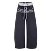 Calça Jeans Casual Wide Leg Estrela Retro Americana Feminina 2026 Verão Solta Casual Versátil Calça Banana