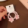 Grampo de Cabelo Flor de Cerejeira Rosa Suave Menina Doce Fofo Franja Lateral Pequeno Clip-in Grampo de Cabelo