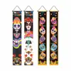 Pareados del Día de Muertos Mexicano 2026 Festival Transfronterizo de Amazon Bandera de Fiesta Decoración Pareados de Halloween