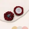 Versión Coreana Ins Versátil 3cm Fibra Ultra Flor de Margarita Artificial Material para Accesorios de Pasador de Pelo Sombrero Tocado Flor de Zapato DIY