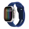Adecuado para Correa de Apple Watch Iwatch9 Hebilla Cuadrada Correa de Silicona Ondulada Apple Watch Ultra2 Mayoreo