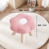 Reposapiés de Lactancia Madera Maciza Taburete Pequeño Hogareño Cálido Niño Taburete Bajo Taburete de Sala de Estar Reposapiés para Descanso de Mediodía Taburete Redondo para Cambiar Zapatos