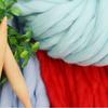 Nuevo en stock hilo de lana isla de hielo grueso DIY sombrero bufanda bufanda lana tejido a mano manta lana gruesa mayoreo