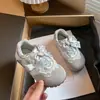 Zapatos Deportivos para Niñas 2026 Primavera y Otoño Nuevo Estilo Malla Cinta de Perla Lazo Zapatos de Correr para Niños Zapatos Casuales