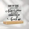 Adornos de Soporte Acrílico Transfronterizo, Artesanías Personalizadas, Decoraciones de Mesa, Día de la Madre, Día del Padre, Halloween, Regalos de Navidad