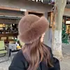 Elegante sombrero de pescador de felpa con borde deshilachado para mujer, otoño e invierno, con forro polar añadido para abrigar, sombrero tipo cubo de piel sintética que hace que la cara se vea más pequeña, sombrero para la nieve