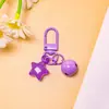Pingente de chaveiro estrela de gelatina de dopamina com sininho fofo, acessório de bolsa feminino, acessório de joia
