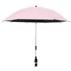 Sombrilla Parasol para Cochecito de Bebé con Recubrimiento Negro para Proteger Contra los Rayos UV, Sombrilla para Cochecito de Bebé, Sombrilla Solar, Sombrilla de Protección Solar, Sombrilla para la Lluvia, Se Puede Imprimir con Logo