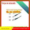 Linha de sonda C6-C9/Linha de sonda detectora de falhas C6-C9/Linha de sonda ultrassônica com cabo de sonda C6-C9