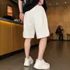 Shorts Casuais Bordados com Letras da Marca Tendência Verão 2026 para Homens, Tecido Pesado Moda Simples Solto Versátil Shorts Esportivos