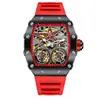 Shopify Moda Onola Corte de Volante Reloj Mecánico Totalmente Automático para Hombre Dropshipping