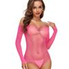 Bikini Sexy de Ropa Interior con Perforación Caliente Sin Costuras Mejorado Estrellas con Perforaciones Uniforme de Malla Transfronteriza Tentación T1006