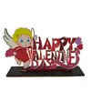 Fábrica Transfronteriza Día de San Valentín Amor Manualidades de Madera Adornos Decoración de Escena de Fiesta Productos de Madera Creativos