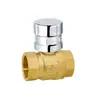 Válvula de Bola Magnética de Cierre de Latón Estándar Nacional Yuquan 218 Válvula Antirrobo para Agua del Grifo, Especificaciones Completas 1/2 Pulgada, 3/4 Pulgada, 1 Pulgada, en Stock