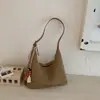 Bolsa Tote Simples de Grande Capacidade 2026 Novo Estilo Tecelagem de Palha Elegante Tendência para o Dia a Dia Bolsa de Ombro Personalizada Transversal