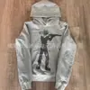 Sudadera con Capucha de Manga Larga con Patrón Personalizado Lavado Nuevo Estilo Veraniego Japonés Americano Chaqueta de Alta Gama Tendencia Japonesa para Hombre