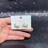 Brincos de Zircônia Pérola Zero-Shang para Mulheres, Únicos e Versáteis, Pino de Prata S925, Atacado de Acessórios Yiwu, Estilo Outono/Inverno, Garantia Pós-Venda