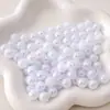 Cuentas Redondas de Acrílico de Color Sólido Transparente Color AB de 6-12 mm Hechas a Mano para Pulsera, Collar, Joyería, Decoración, Accesorios
