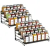 Estante de Especias para Cocina, Estante de Almacenamiento de Múltiples Niveles, Organizador de Botellas de Condimentos de Varias Capas, Organizador de Encimera