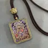 Thangka Thangka Não Pintado à Mão Pingente de Thangka Doze Signos Oito Santos Padroeiros Ponto Turístico Comemorativo Budista Metabo