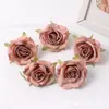 Flor artificial cabeça de flor rosa Sirius material para guirlanda DIY feita à mão Acessórios de fundo de parede de flores decorativas feitas à mão Mori