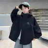 Chaqueta para niño 2026 nueva colección de otoño, cortavientos para niños mayores, chaqueta con capucha de otoño para niños, estilo primavera y otoño, moderna