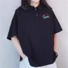 Camiseta Polo de Manga Corta de Verano para Niños y Niñas Camiseta Estampado de Dibujos Animados Casual Estilo Coreano Niños Verano Estudiante Holgado Cuello Solapa t