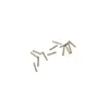 Acero de Titanio 0.8 mm de Espesor Gira 1.2 mm de Espesor Barra de Reemplazo Barra Gruesa Clavo de Oreja Clavo de Hueso de Oreja Barra de Reemplazo Accesorios de Joyería