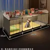 Envío Gratis en el Nuevo Tipo de Jaula para Perros Pequeños, con Una Habitación, Una Sala de Estar, Un Baño, Espacio Amplio, Inodoro Separado, Casa para Perros, Villa de Lujo