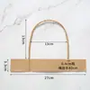 En stock al por mayor bolsa de papel asa de cuerda de mano cuerda de cuerda de papel kraft bolsa de mano bolsa de papel color cuerda de kraft cuerda de papel fabricantes